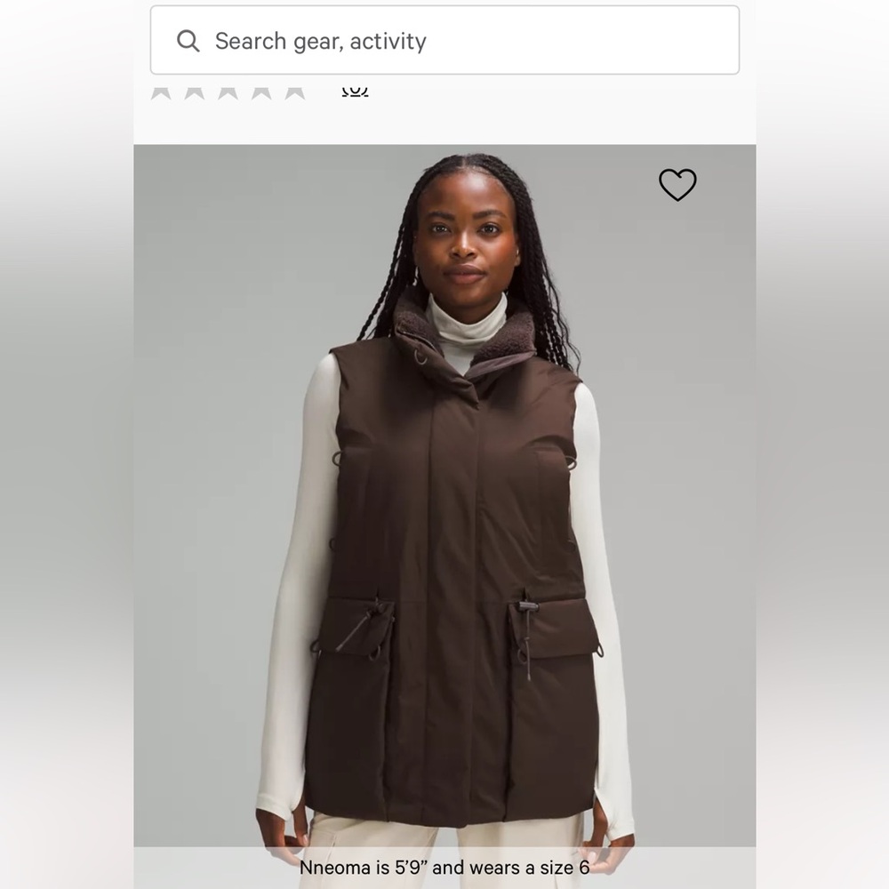 Lululemon puff vest